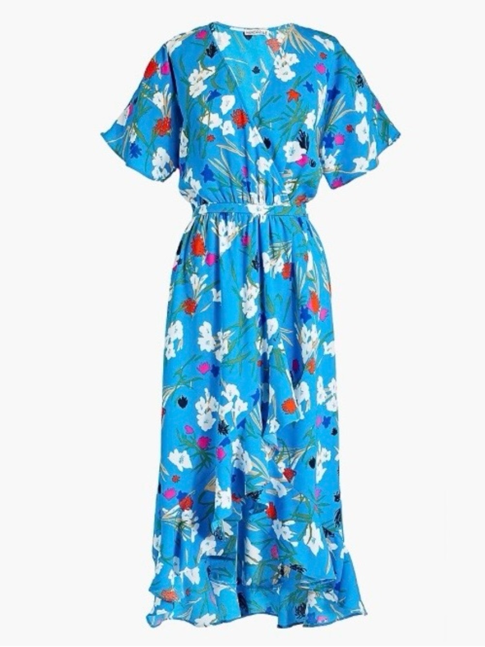 J. Crew Mercantile High Low Faux Wrap Dress